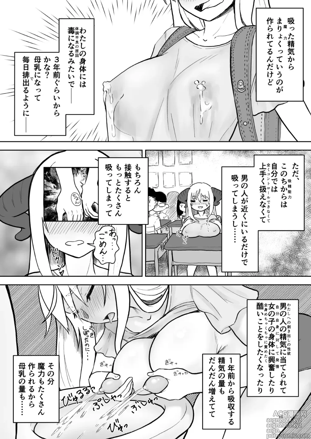 Page 9 of doujinshi Sou Uke Nise Succubus-chan no Ingyaku Seikatsu ~Joshi-kai no H na Kokuhaku~