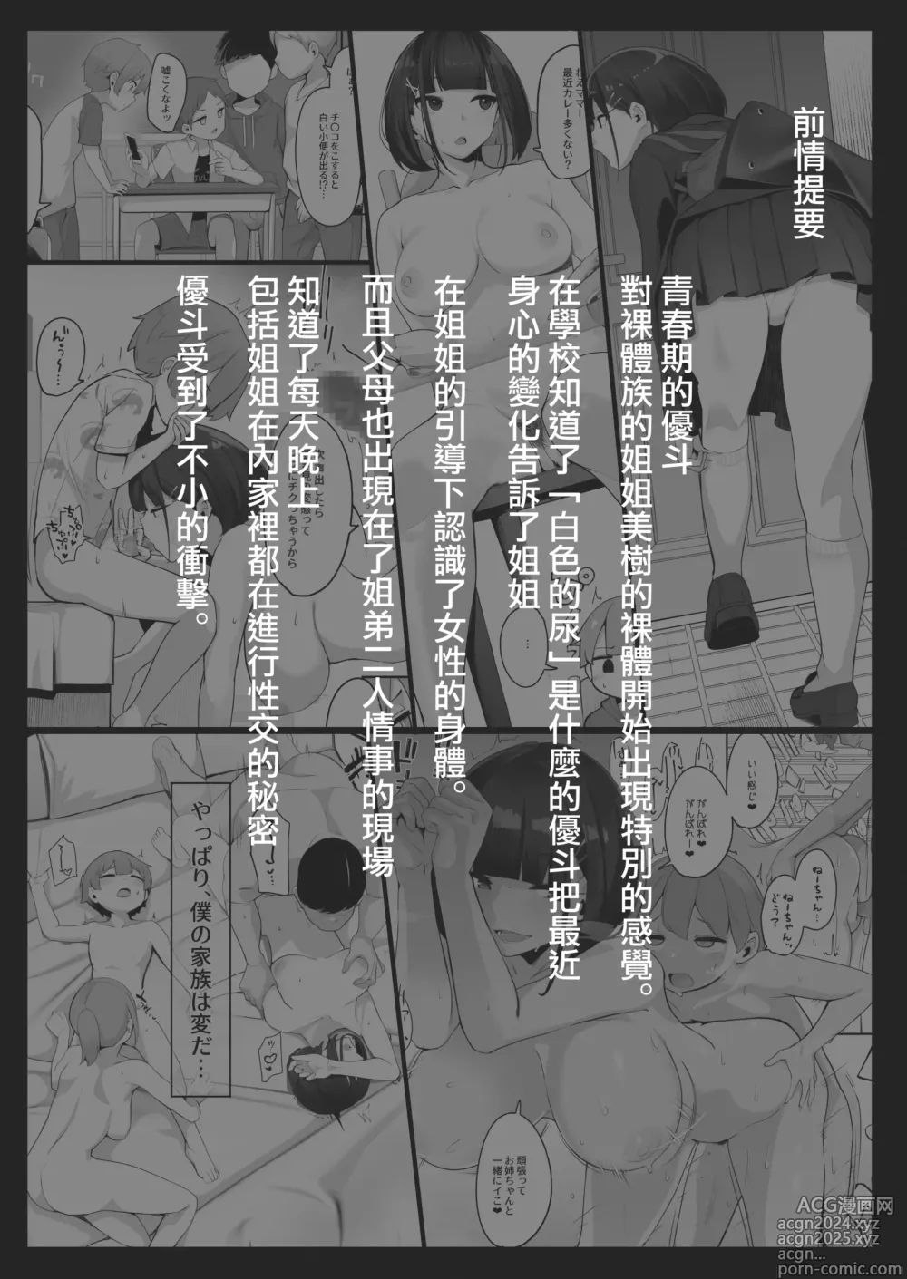 Page 6 of doujinshi Boku to Gasatsu na Onee no Seiyoku Shori Seikatsu ~Onee-chan ni Katetara Ninshin Kakugo de Nama Ecchi Hen~