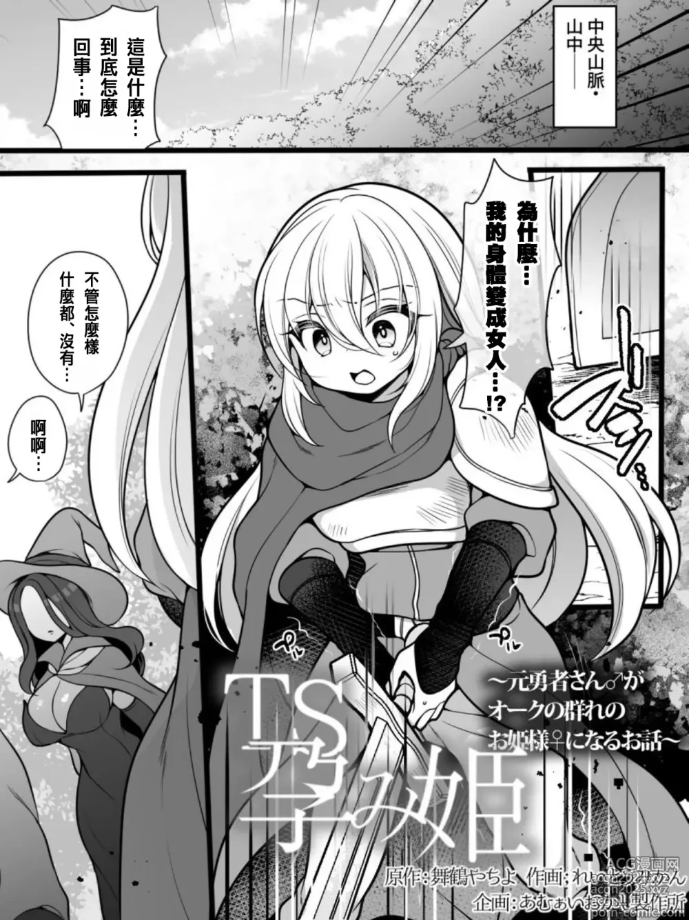 Page 2 of doujinshi TS Impregnated Princess ~A story about a former hero who becomes the princess of a group of orcs~