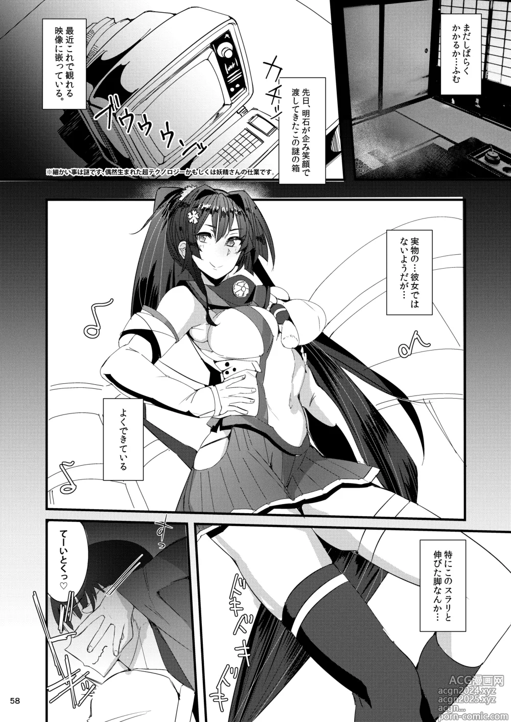 Page 58 of doujinshi Yamato-san wa Se ga Takai. -Matoi-