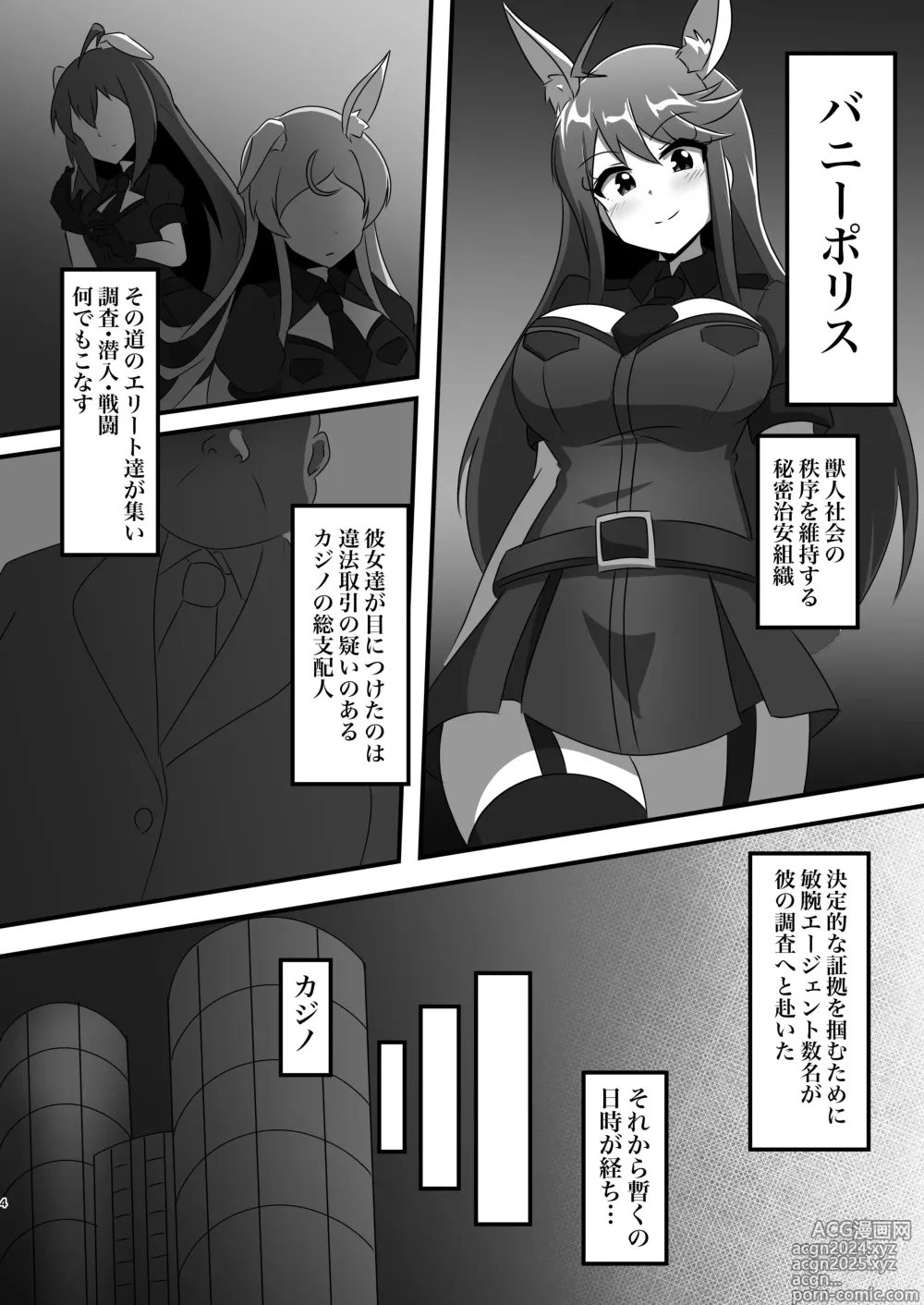 Page 3 of doujinshi VANQUISHED BUNNY POLICE