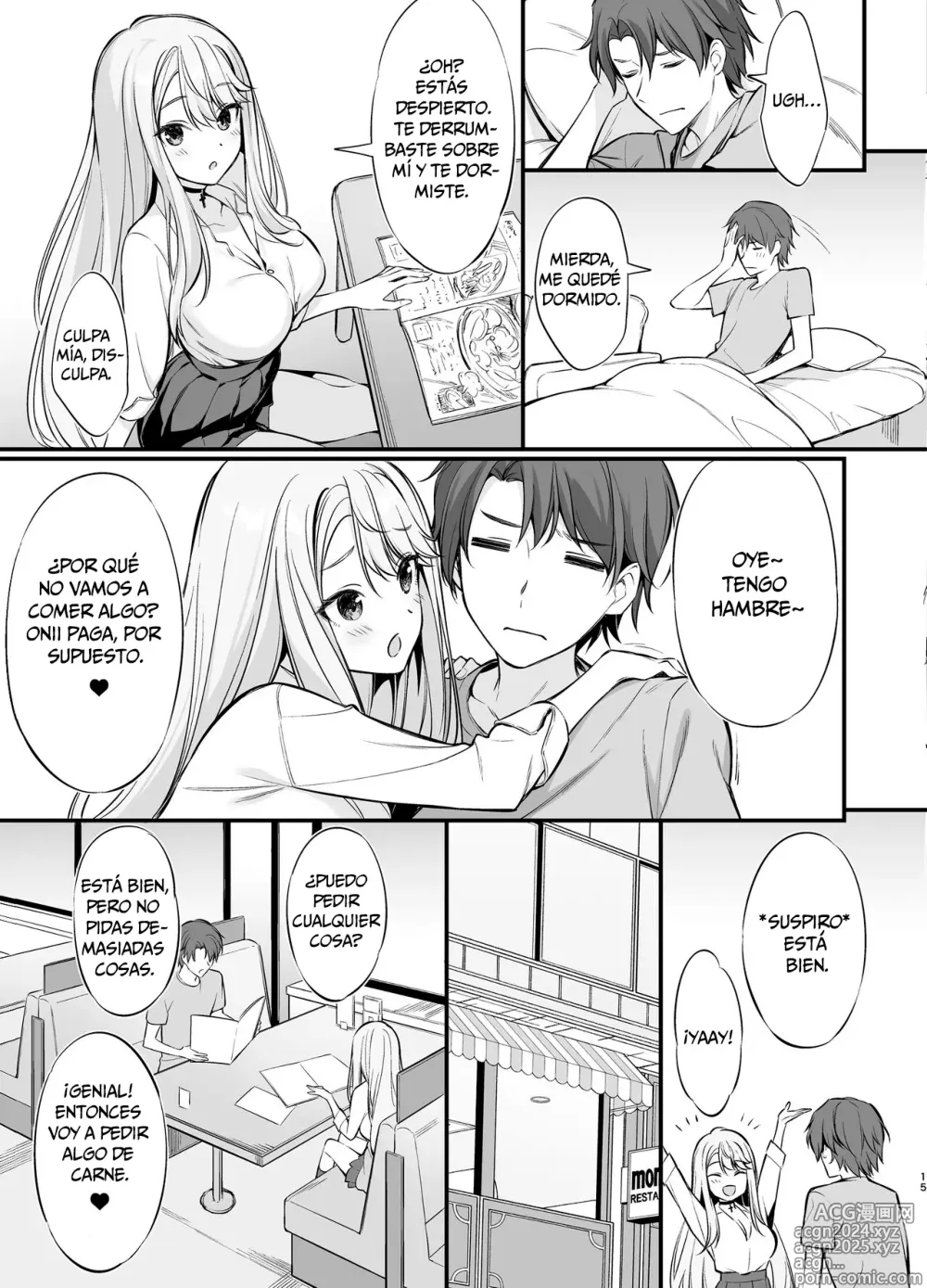 Page 14 of doujinshi SNS de Deatta no wa Gyaru-ka shita Imouto Deshita (decensored)