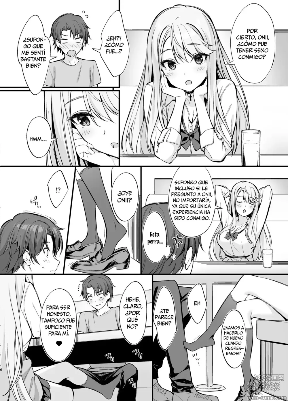 Page 15 of doujinshi SNS de Deatta no wa Gyaru-ka shita Imouto Deshita (decensored)