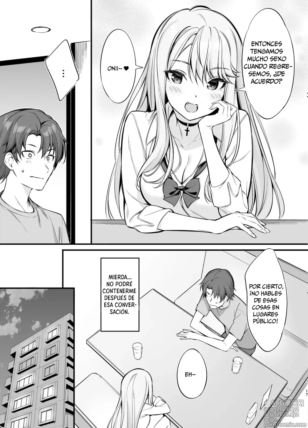 Page 16 of doujinshi SNS de Deatta no wa Gyaru-ka shita Imouto Deshita (decensored)