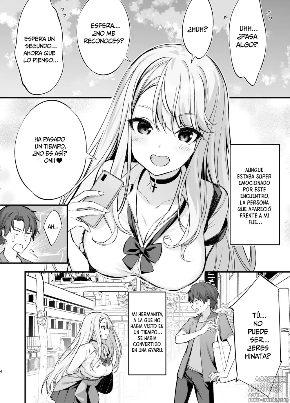 Page 3 of doujinshi SNS de Deatta no wa Gyaru-ka shita Imouto Deshita (decensored)