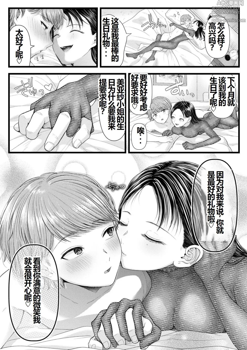 Page 34 of doujinshi Watashi no Kareshi wa  M-o-kun ~Ashi Feti  Birthday Hen~