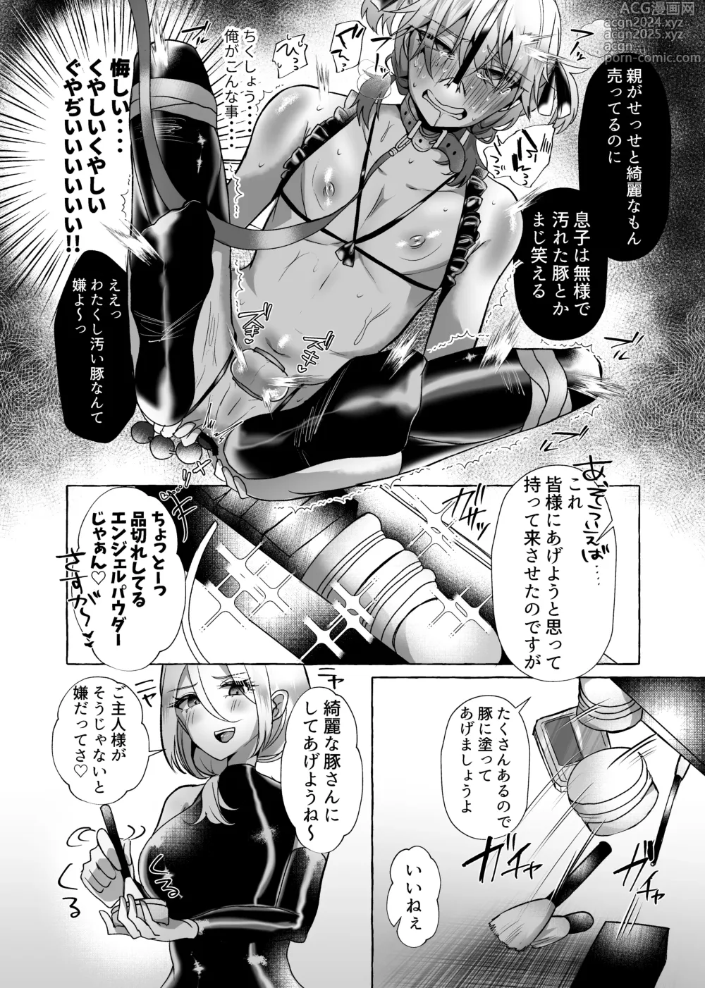 Page 31 of doujinshi はるか100%♀ 御曹司強制女装メス豚化