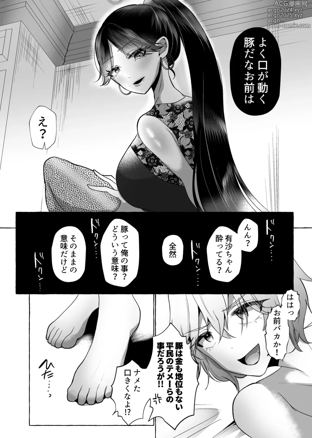 Page 9 of doujinshi はるか100%♀ 御曹司強制女装メス豚化