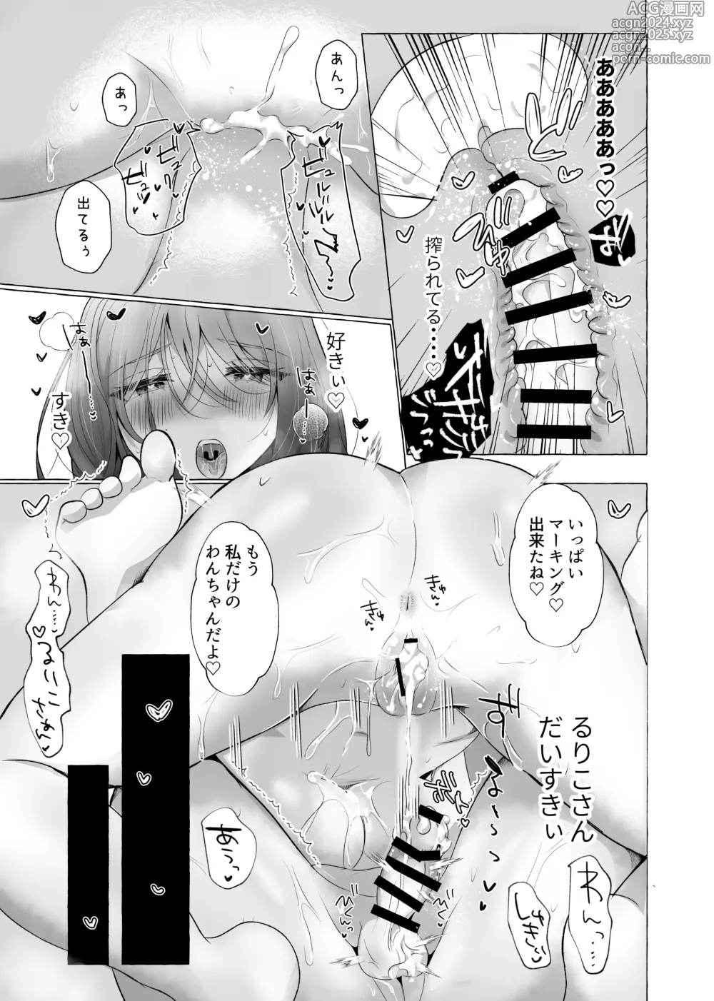 Page 34 of doujinshi Boku wa Kanojo no Inu ni naru ~jimikei kanojo ni aisarete to sarete shiborareru~