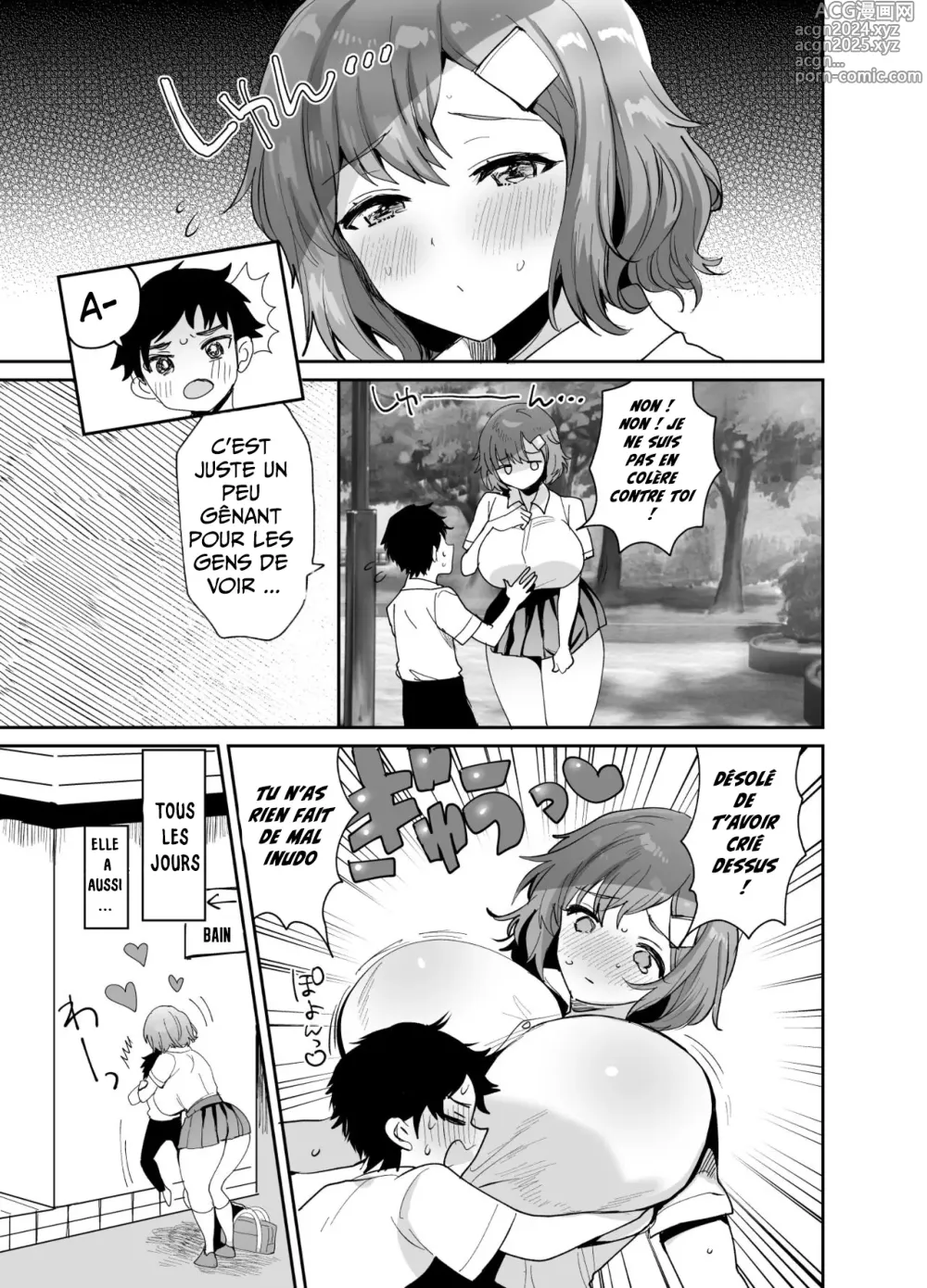 Page 4 of doujinshi Dekkakute Mukuchi de Ecchi na Kanojo