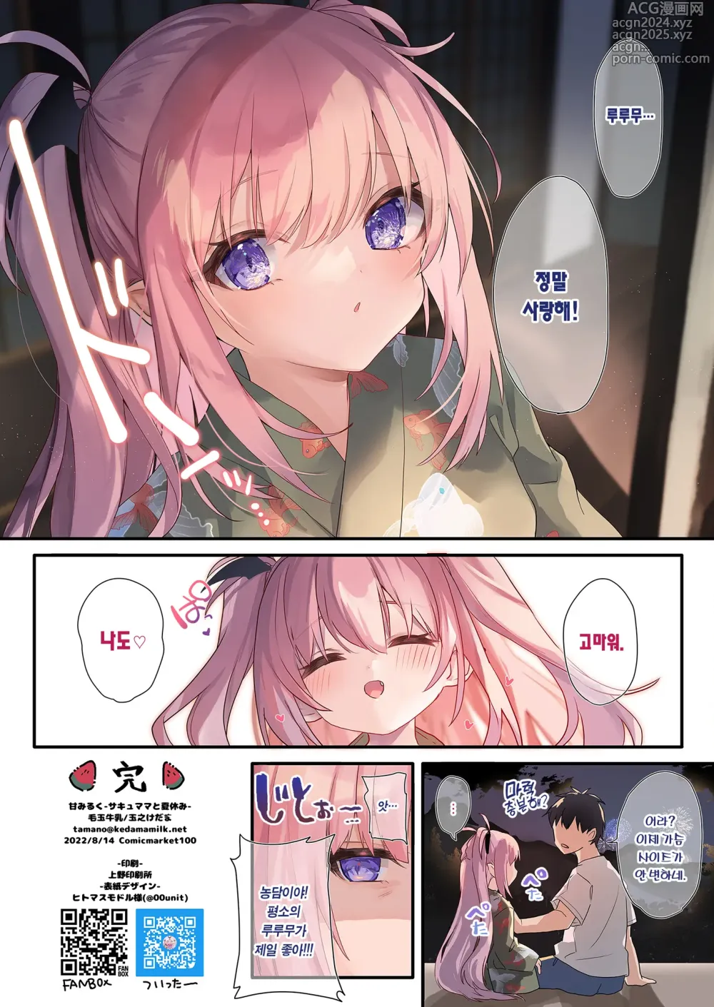 Page 33 of doujinshi 아마 밀크 서큐버스 마마와 여름 휴가 (decensored)