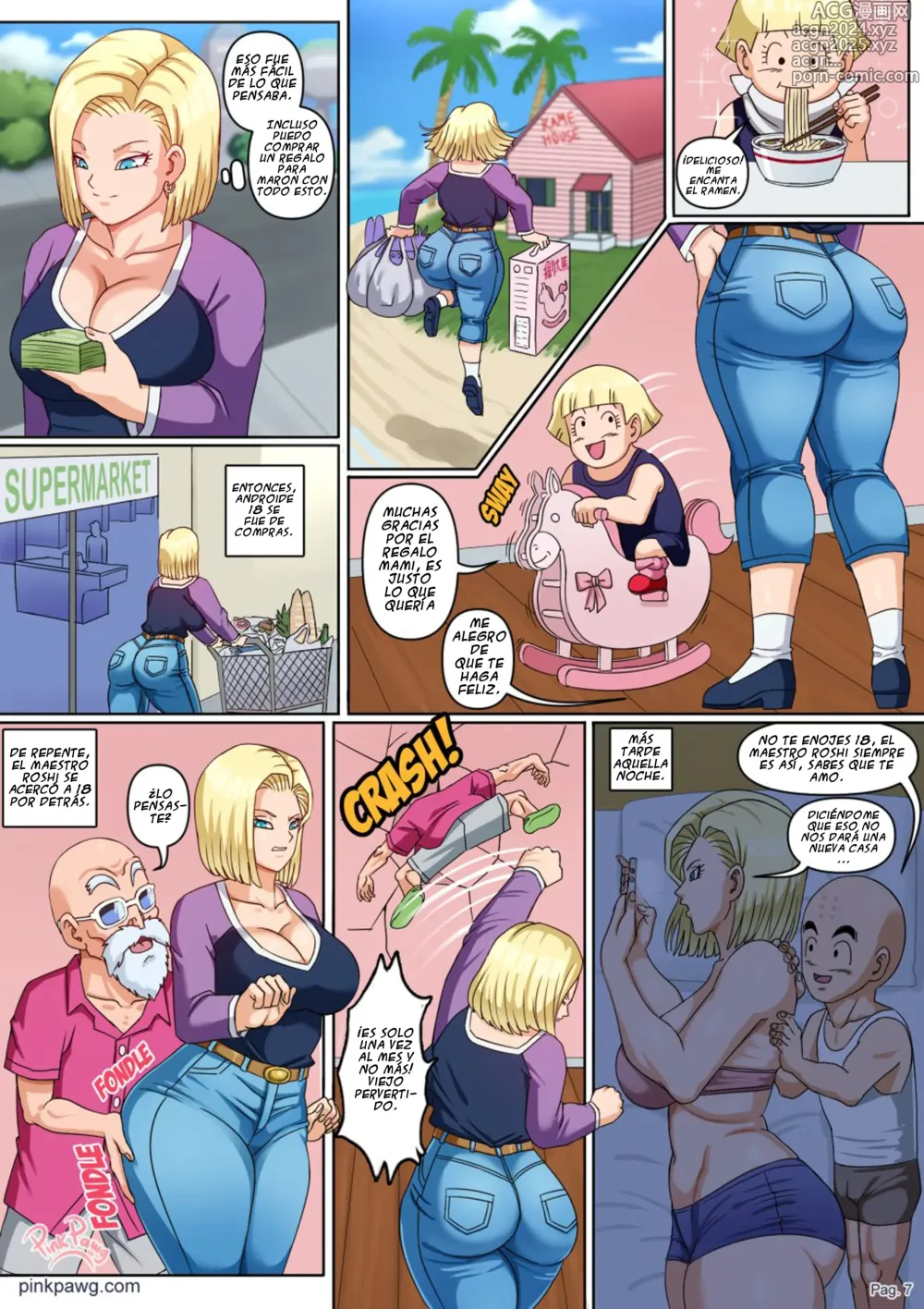 Page 8 of doujinshi Android 18 NTR #0