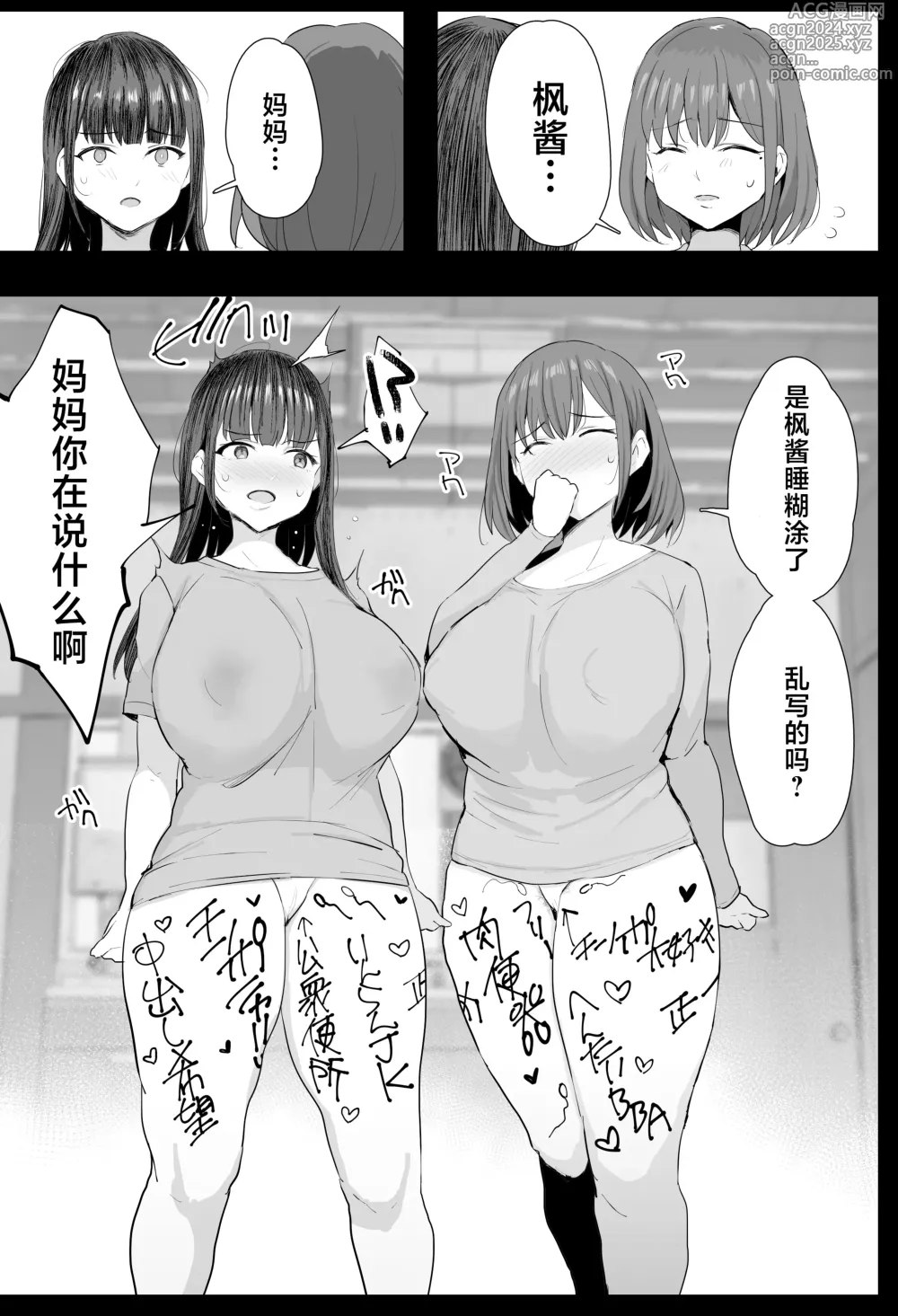 Page 10 of doujinshi Watashi-tachi, Oyakodon AV Totte Joreishimashita