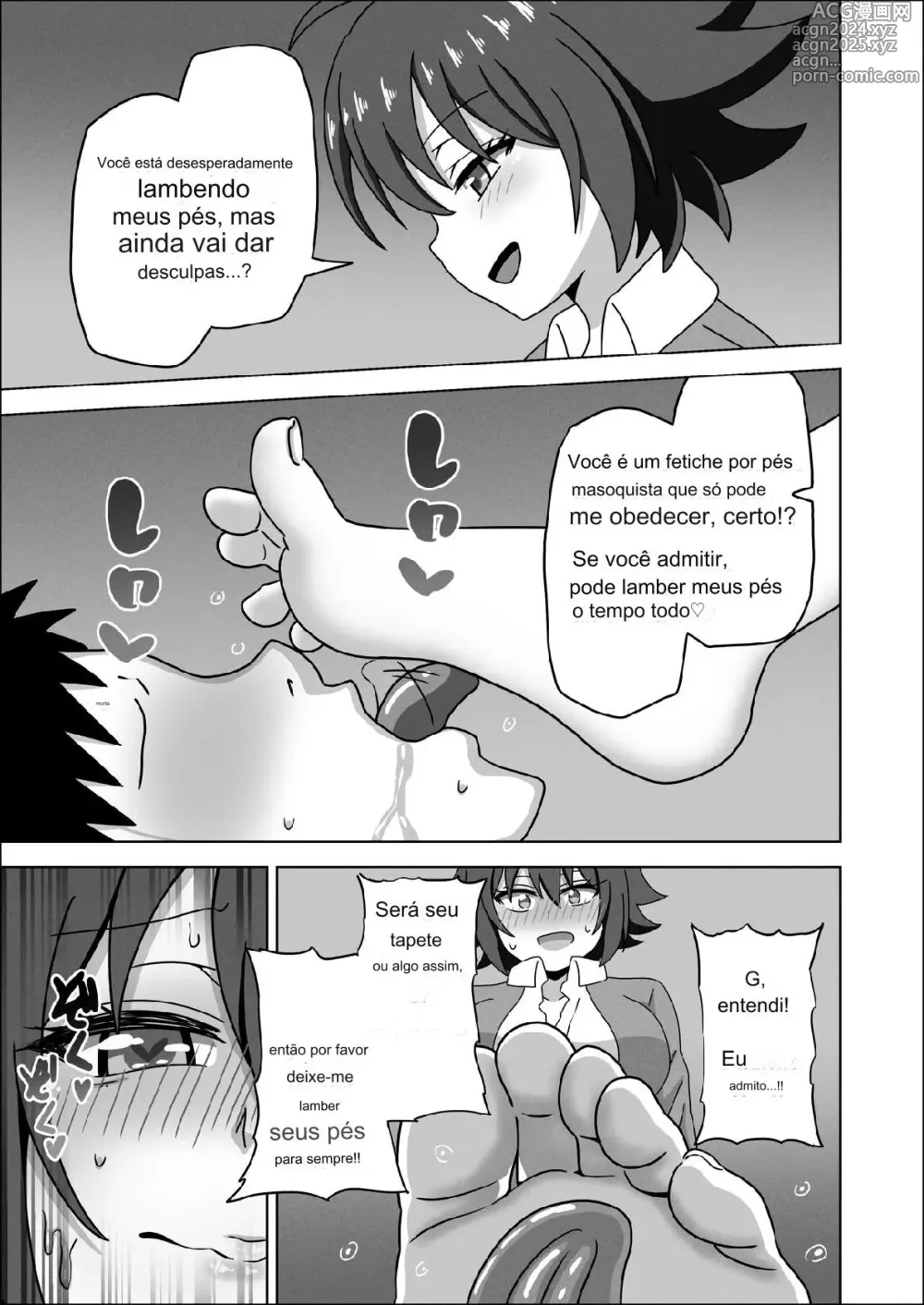 Page 11 of doujinshi Kouhai no Ashi de Gachi Boki Shite Hazukashikunainsu ka? Wara