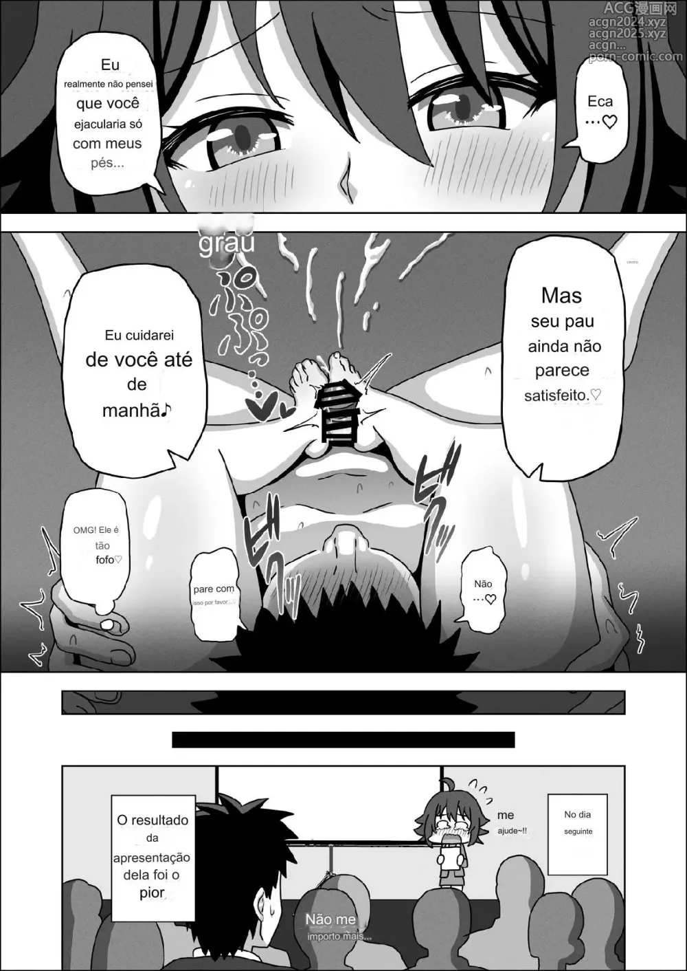 Page 17 of doujinshi Kouhai no Ashi de Gachi Boki Shite Hazukashikunainsu ka? Wara