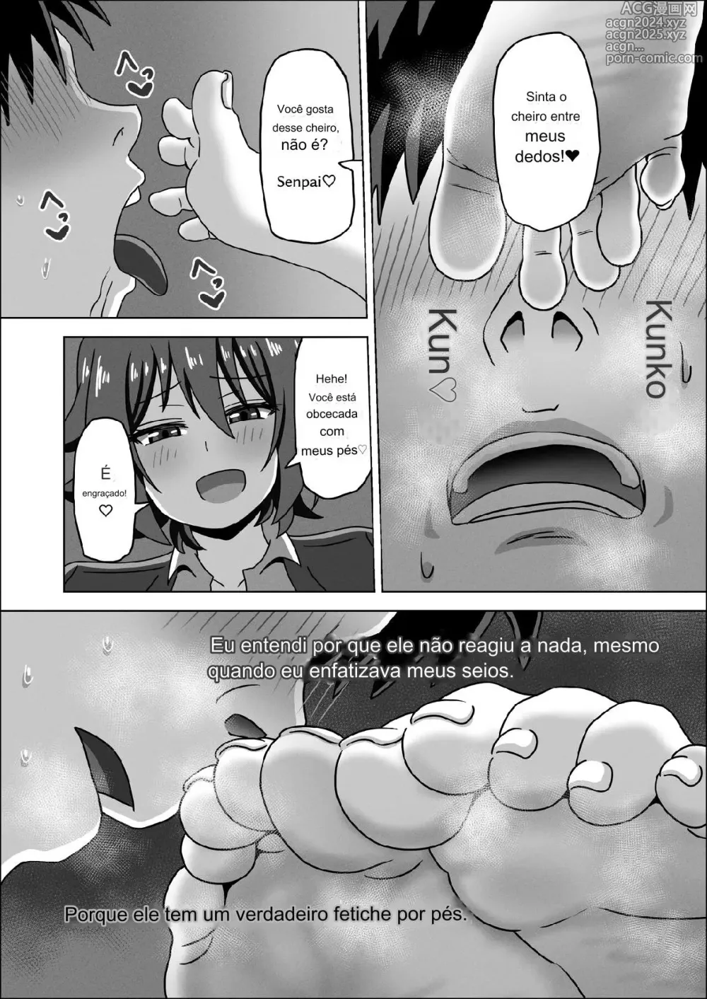 Page 8 of doujinshi Kouhai no Ashi de Gachi Boki Shite Hazukashikunainsu ka? Wara