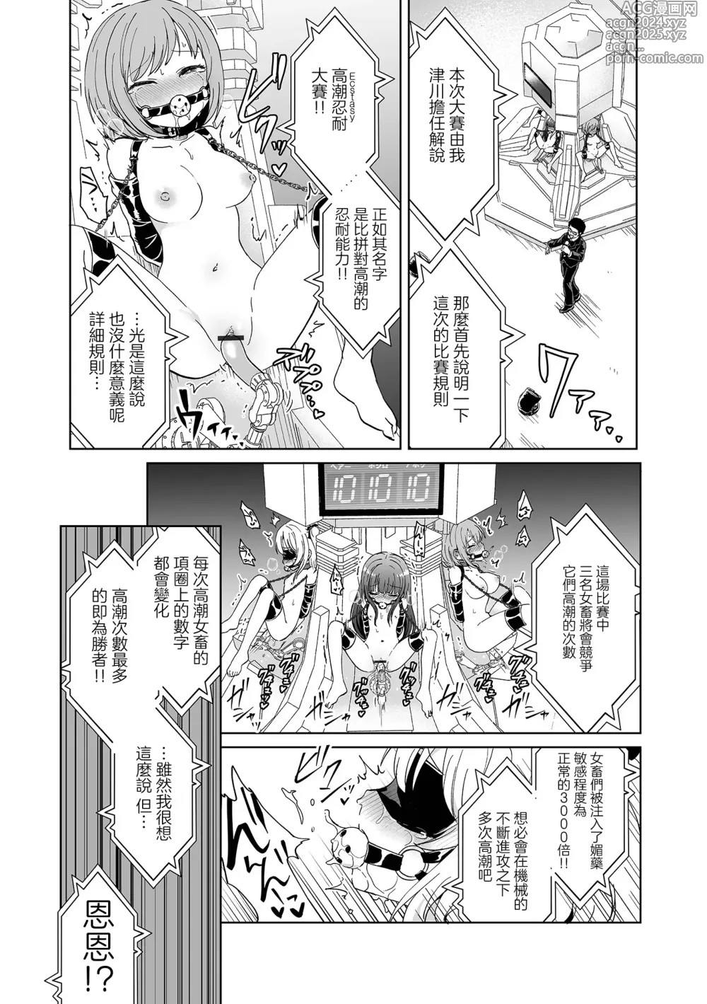 Page 3 of manga 高潮忍耐大賽