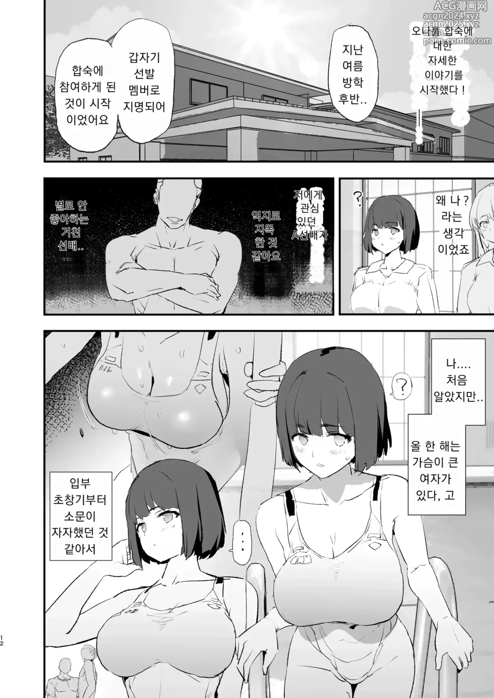 Page 13 of doujinshi 나만 안불렸던 오나홀 합숙 · 1일차와 2일차