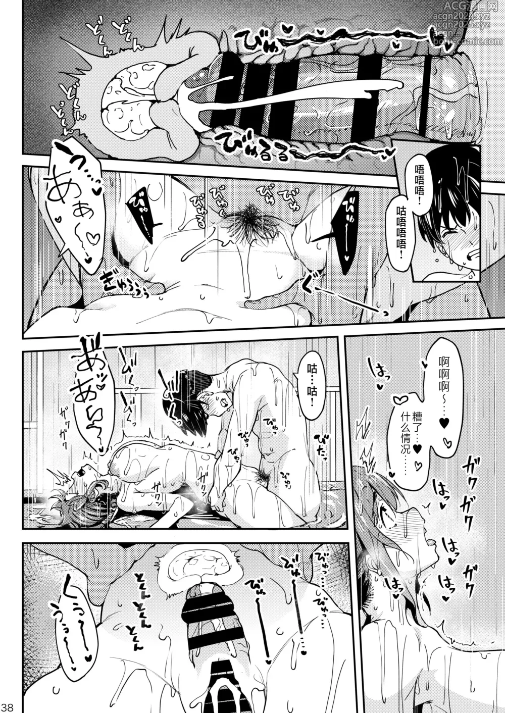 Page 37 of doujinshi Mankitsu-chu 3 Onsen Hen