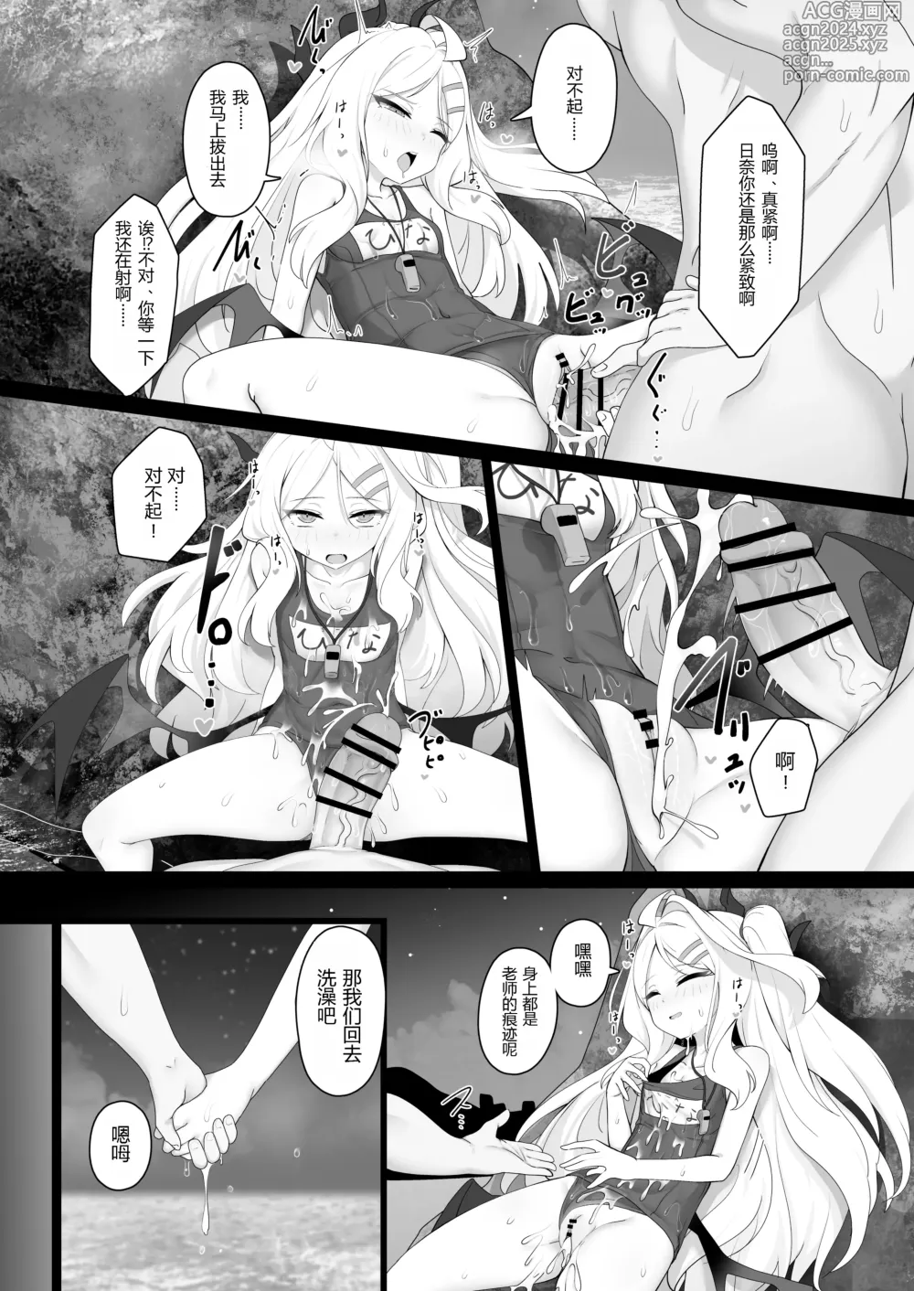 Page 19 of doujinshi 和日奈一起度假