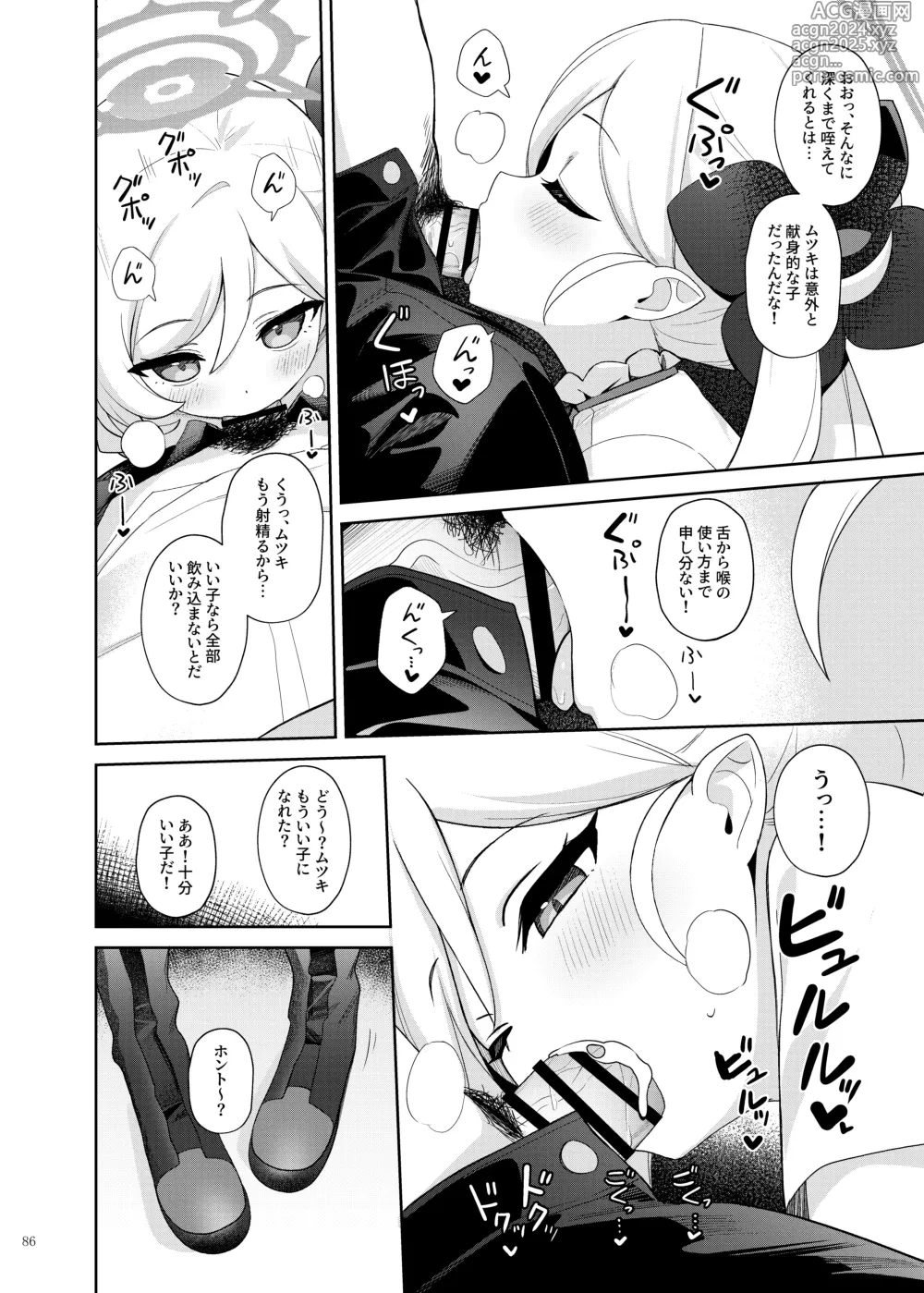 Page 88 of doujinshi BluArch Icha Love Ero Goudou Zetsurin Taisai Kouyasai