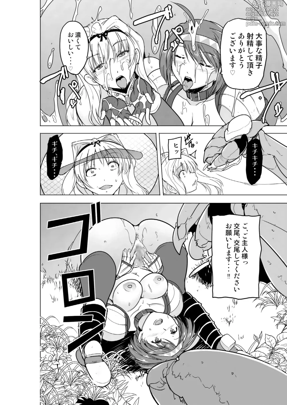 Page 14 of doujinshi Futari no Himegoto BADend 2