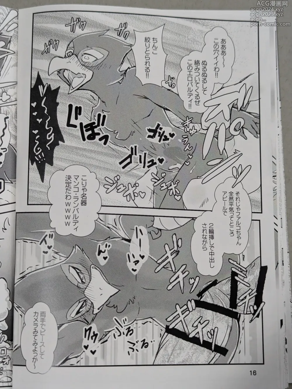 Page 15 of doujinshi Starfox - Falco Osukemo Karakuri