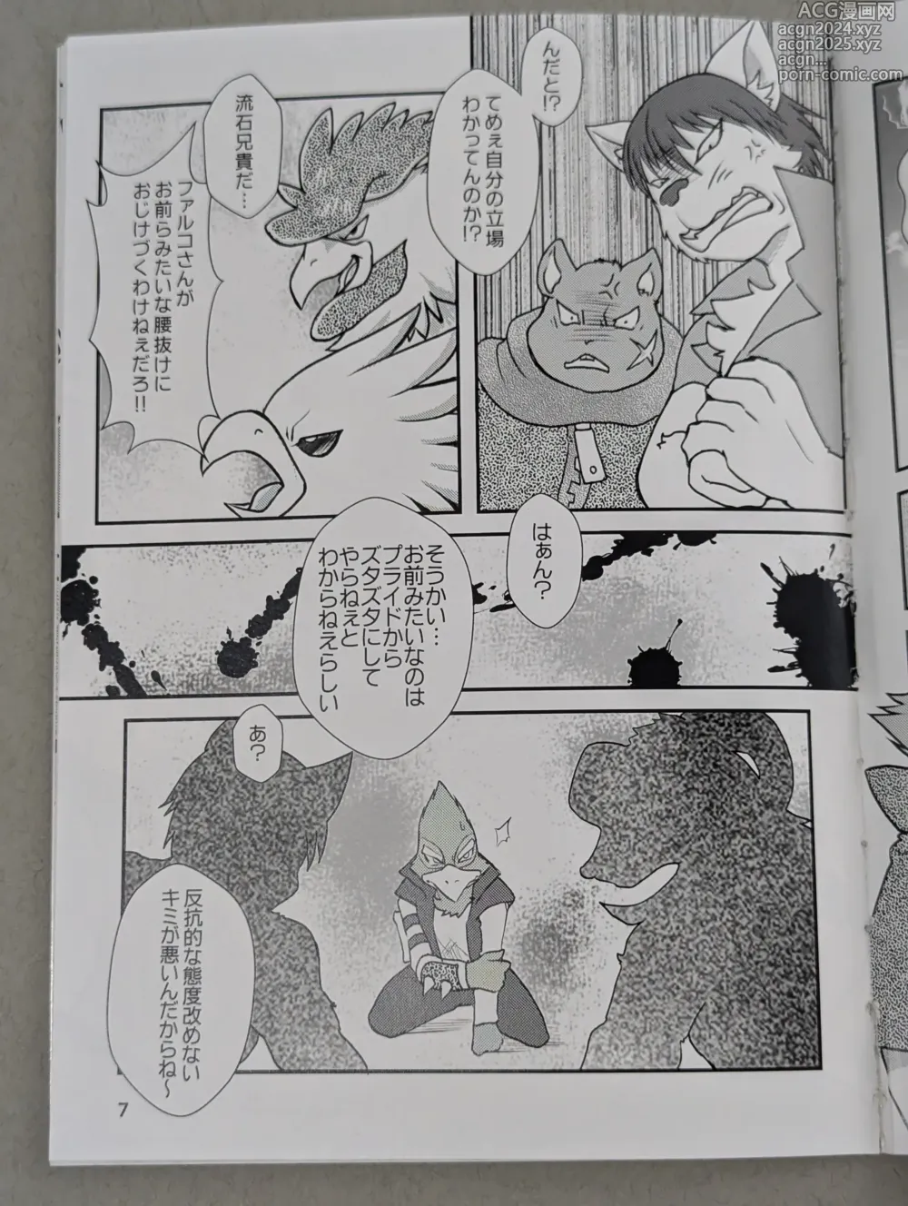 Page 6 of doujinshi Starfox - Falco Osukemo Karakuri