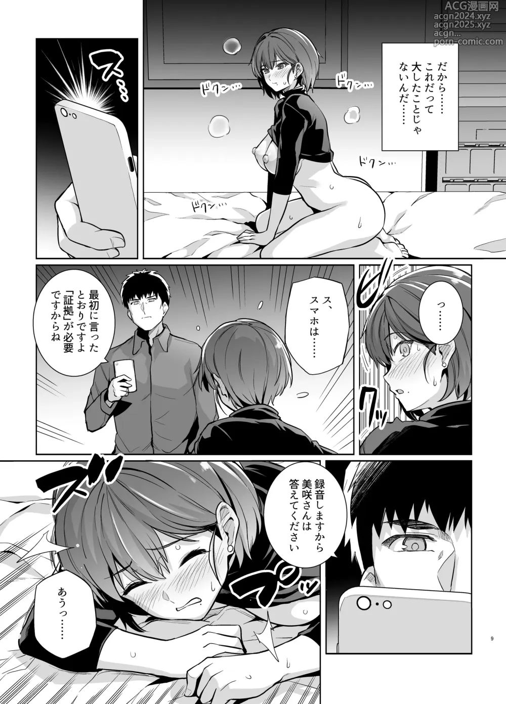 Page 8 of doujinshi Tsuma ga Tanin no Mesu ni naru made. Ura