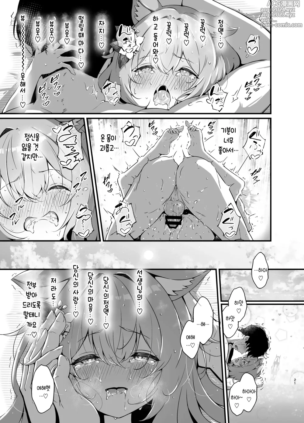 Page 21 of doujinshi 마린 블루로 물들어져서