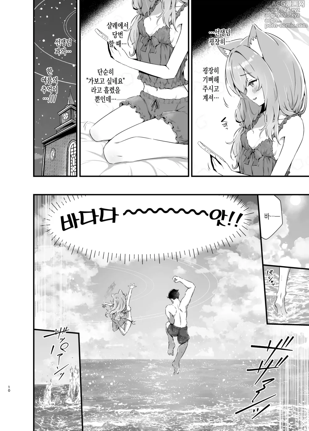 Page 10 of doujinshi 마린 블루로 물들어져서