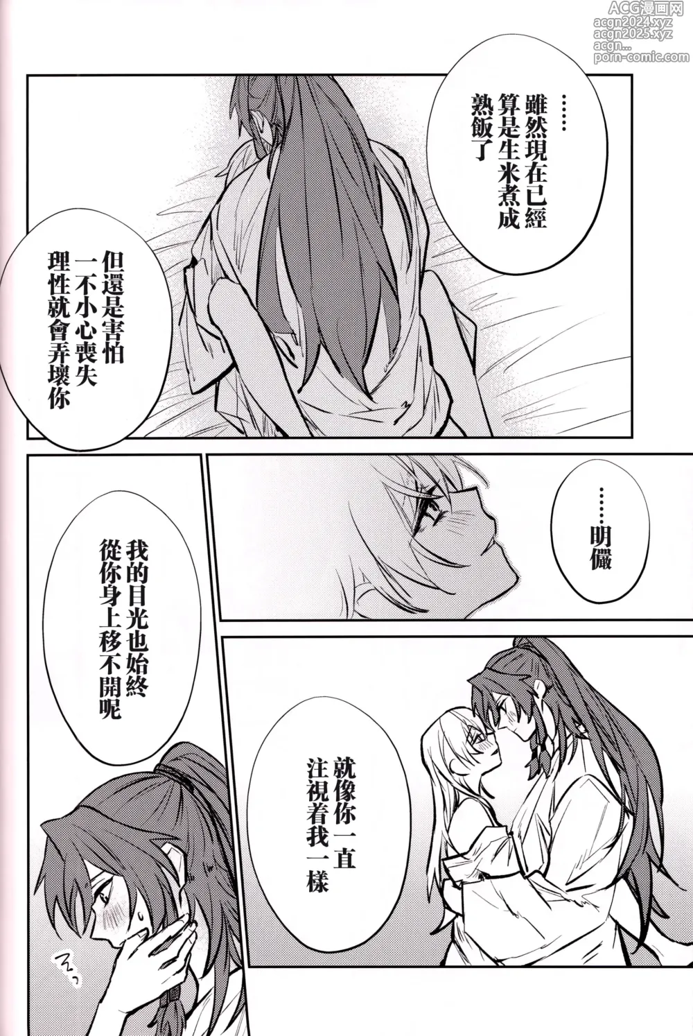 Page 35 of doujinshi 与君共溺此夜中