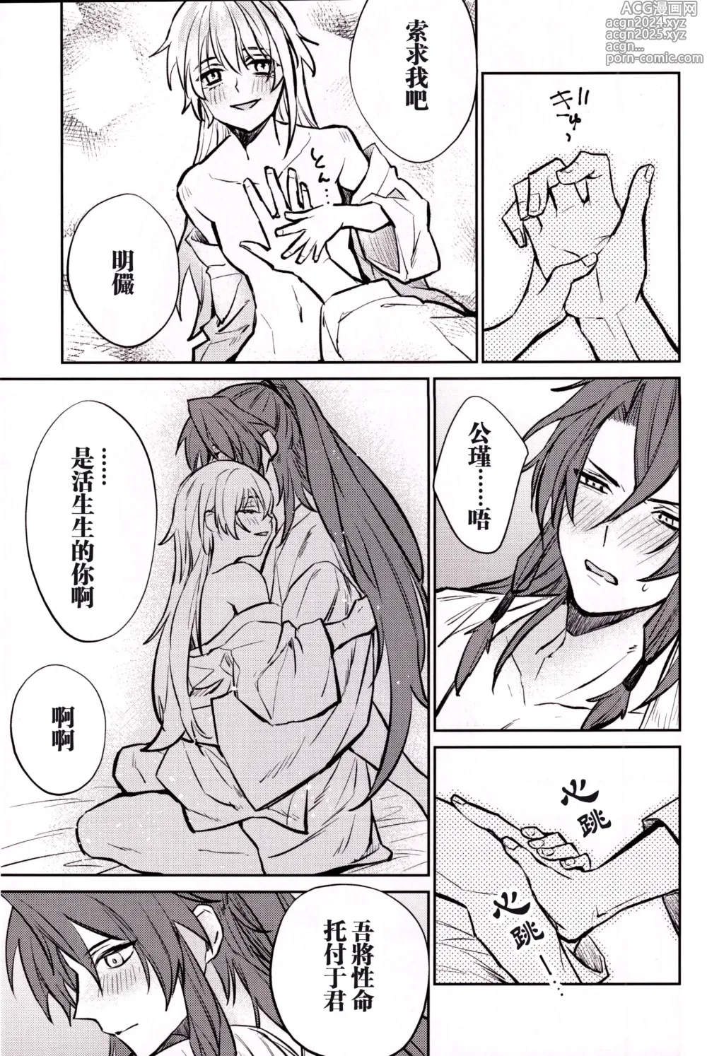 Page 36 of doujinshi 与君共溺此夜中