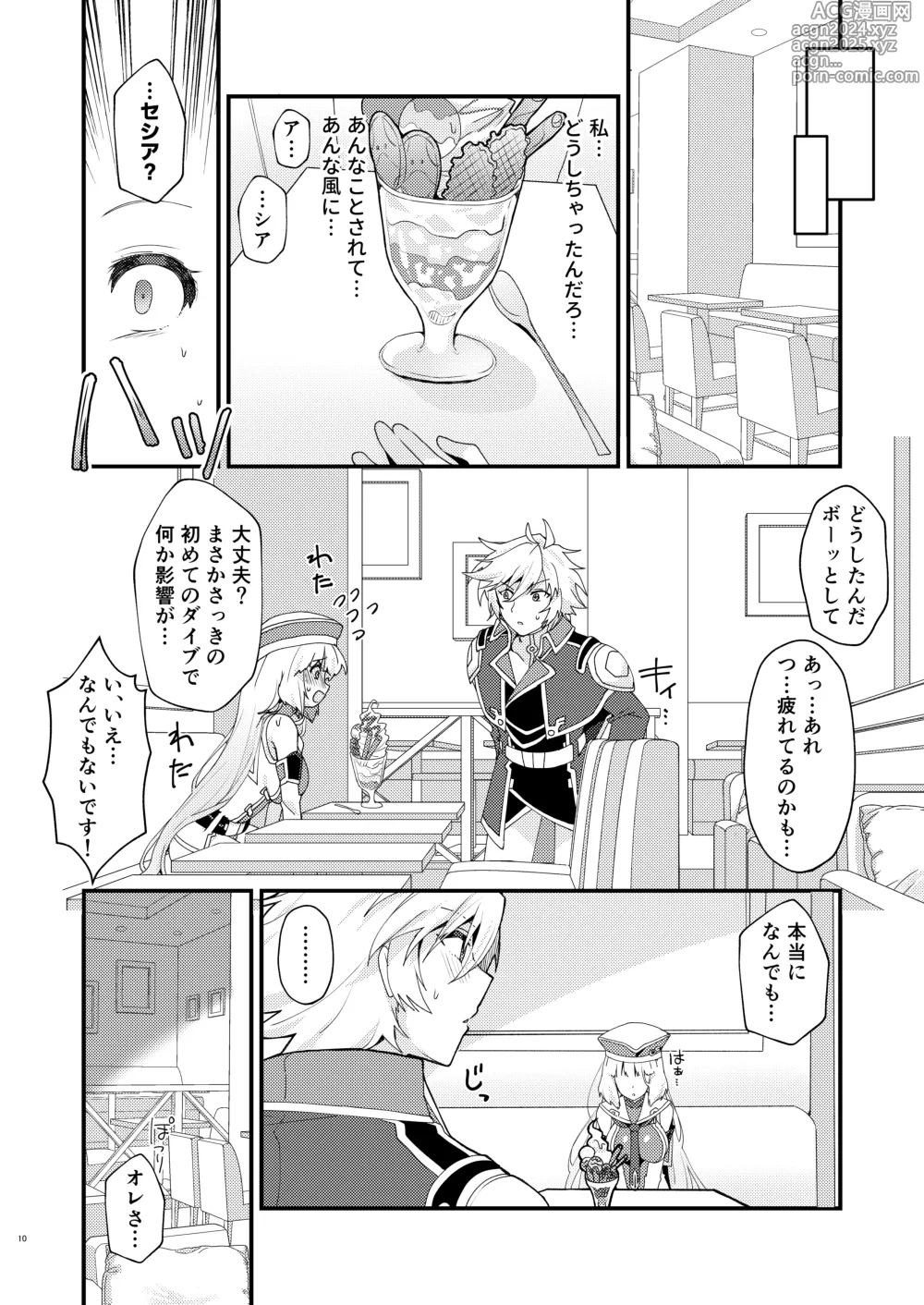 Page 9 of doujinshi Sthesia ga Shinjin G Diver ni NTRreru  Hon