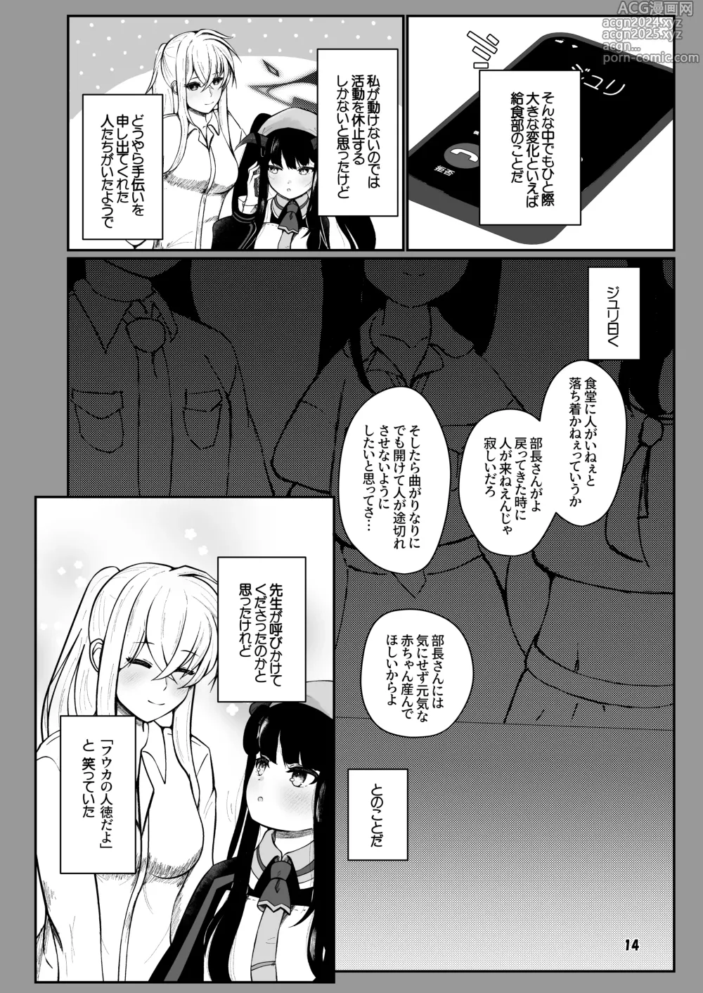 Page 13 of doujinshi Fuuka to Sannin, Totsukitooka.