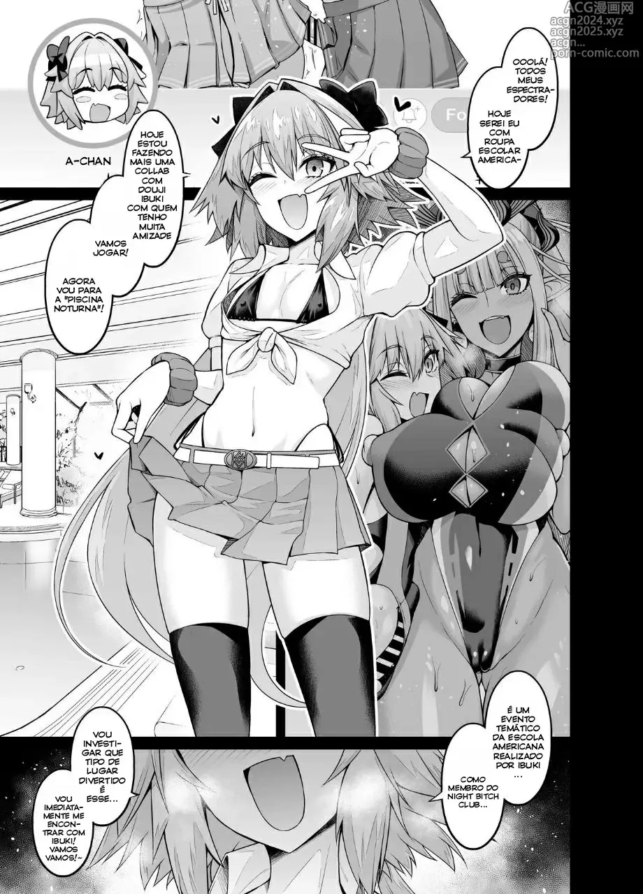 Page 2 of doujinshi Chaldea Yariman AmeSch Bitch-bu