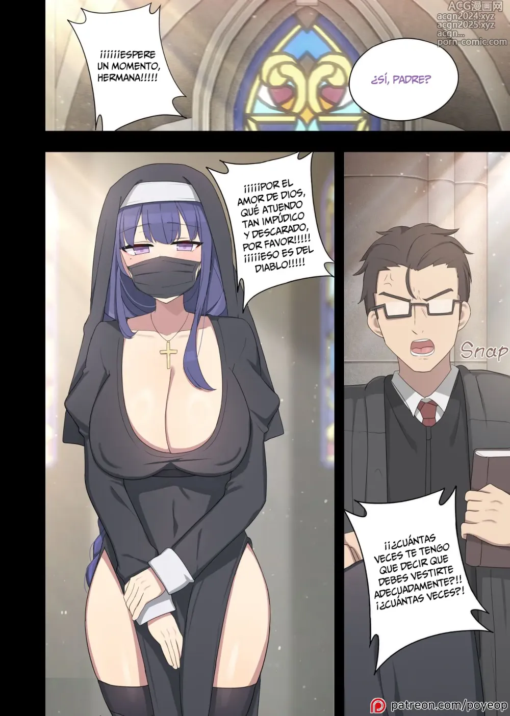 Page 1 of doujinshi La Novicia Monja Raiden 1-2 (decensored)