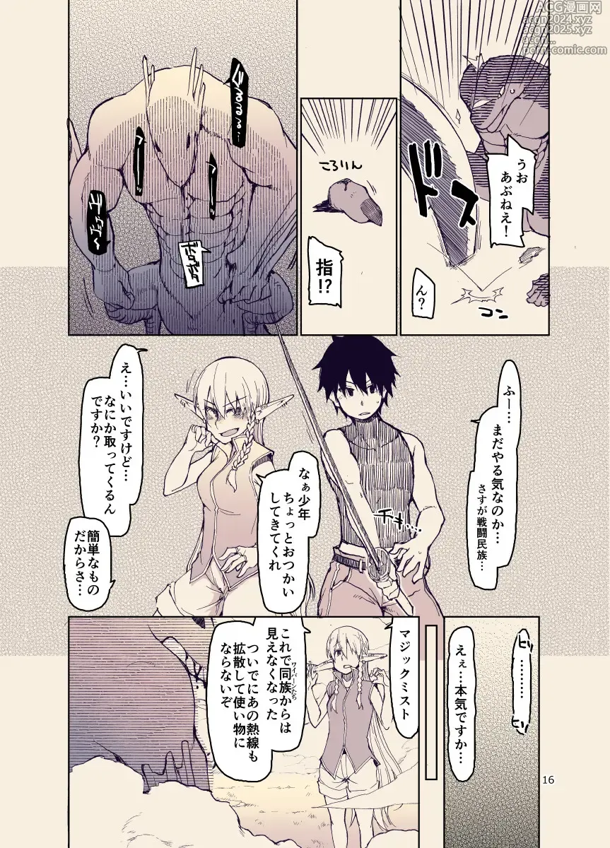 Page 15 of doujinshi Dosukebe Elf no Ishukan Nikki 12