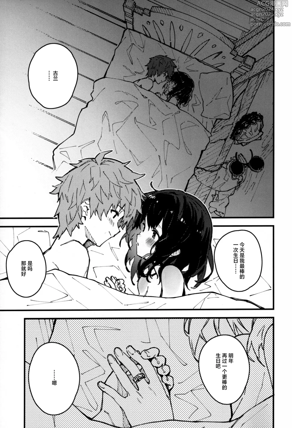 Page 18 of doujinshi 和碧卡拉卿卿我我的本子第9冊