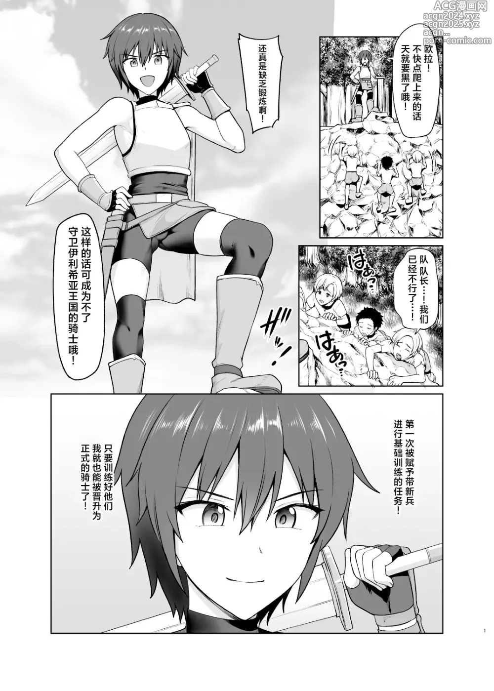 Page 2 of doujinshi Shounen Kishi Mesu Ochi Choukyou