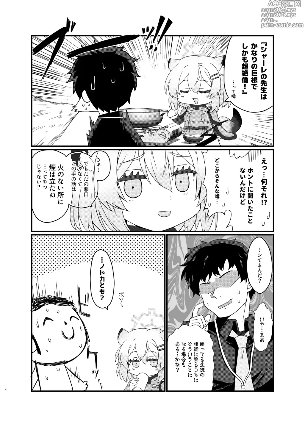 Page 3 of doujinshi Koori no Ginga ni Nukumori o