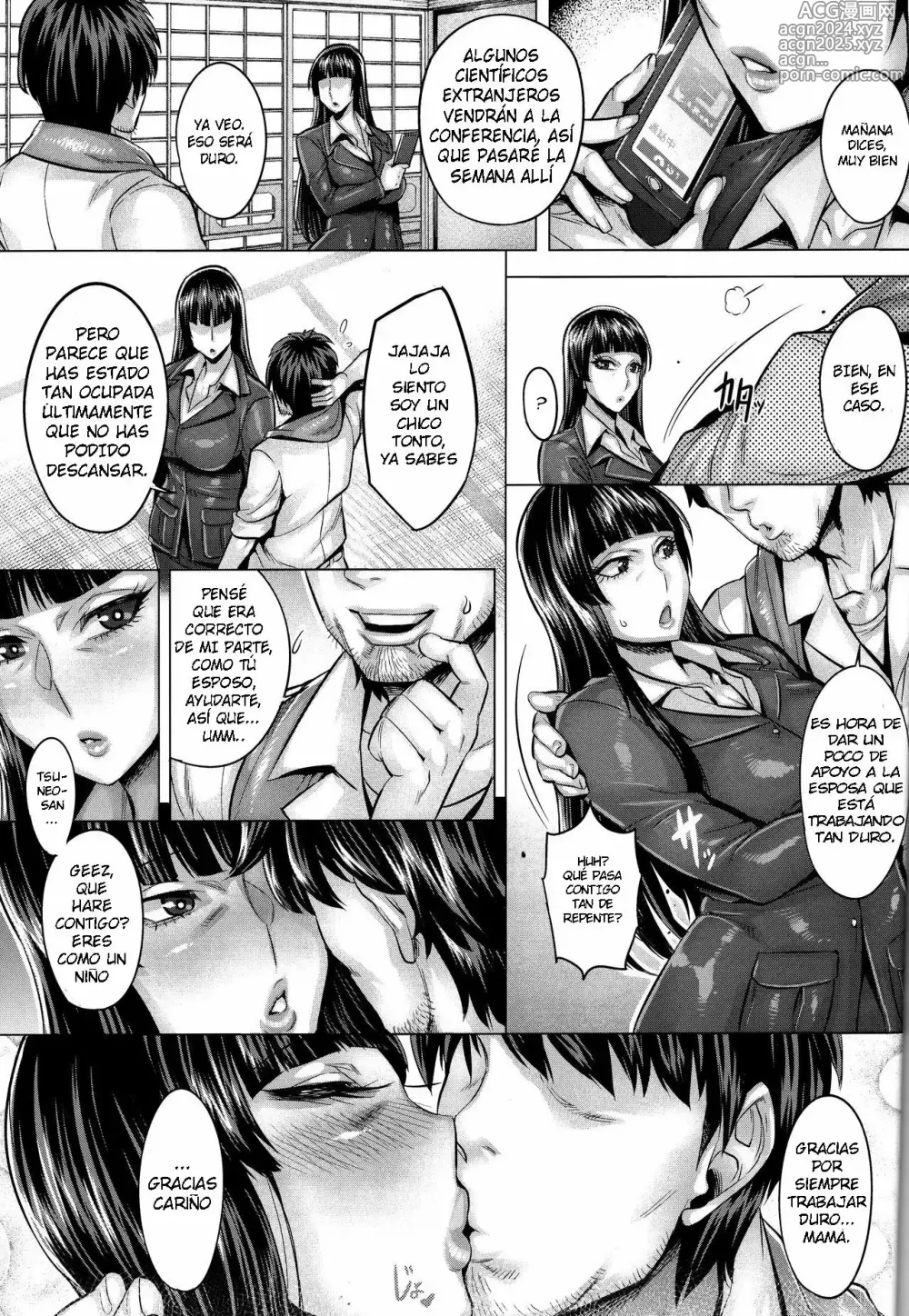 Page 2 of doujinshi Inran Iemoto no Sennou Nakadashi Settai