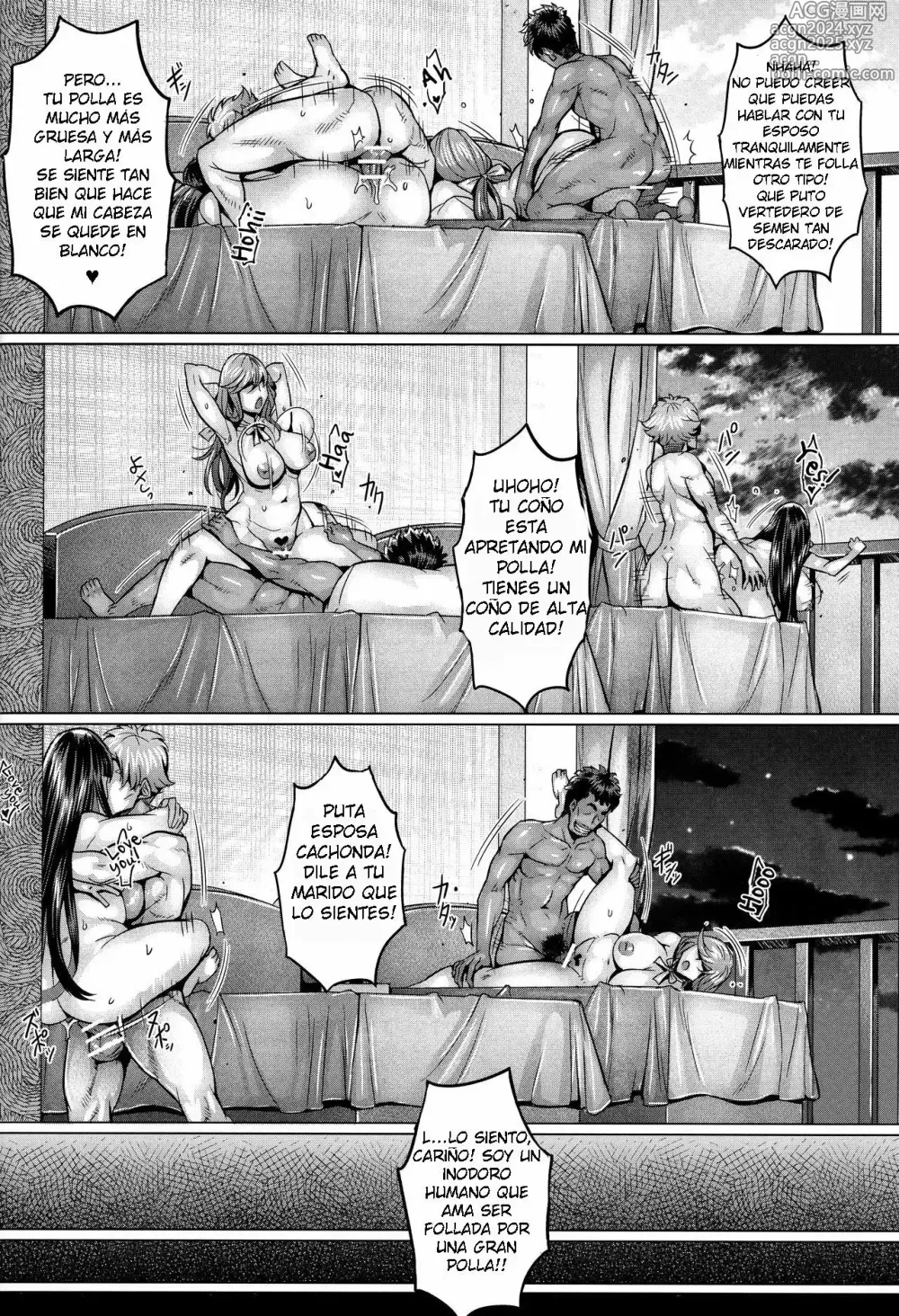 Page 17 of doujinshi Inran Iemoto no Sennou Nakadashi Settai