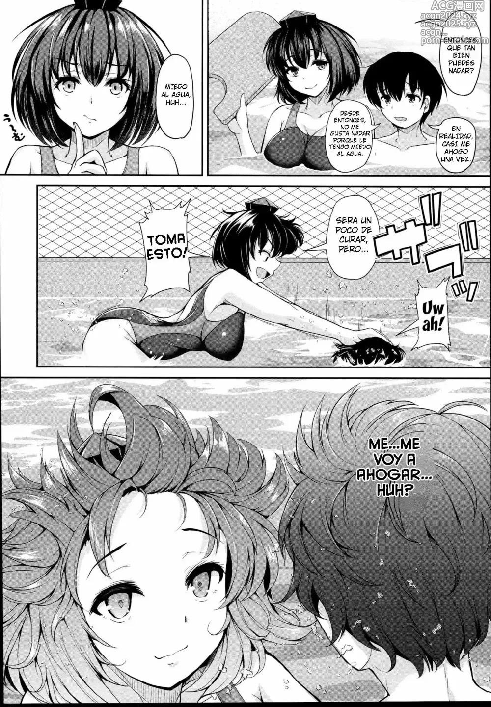 Page 8 of doujinshi LOVE AYA Natsu da! Pool da! Aya-chan da! Futari no Summer Lesson