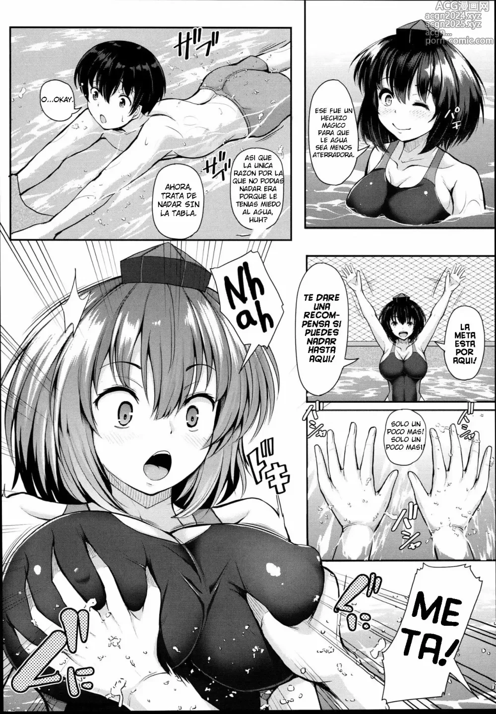 Page 10 of doujinshi LOVE AYA Natsu da! Pool da! Aya-chan da! Futari no Summer Lesson