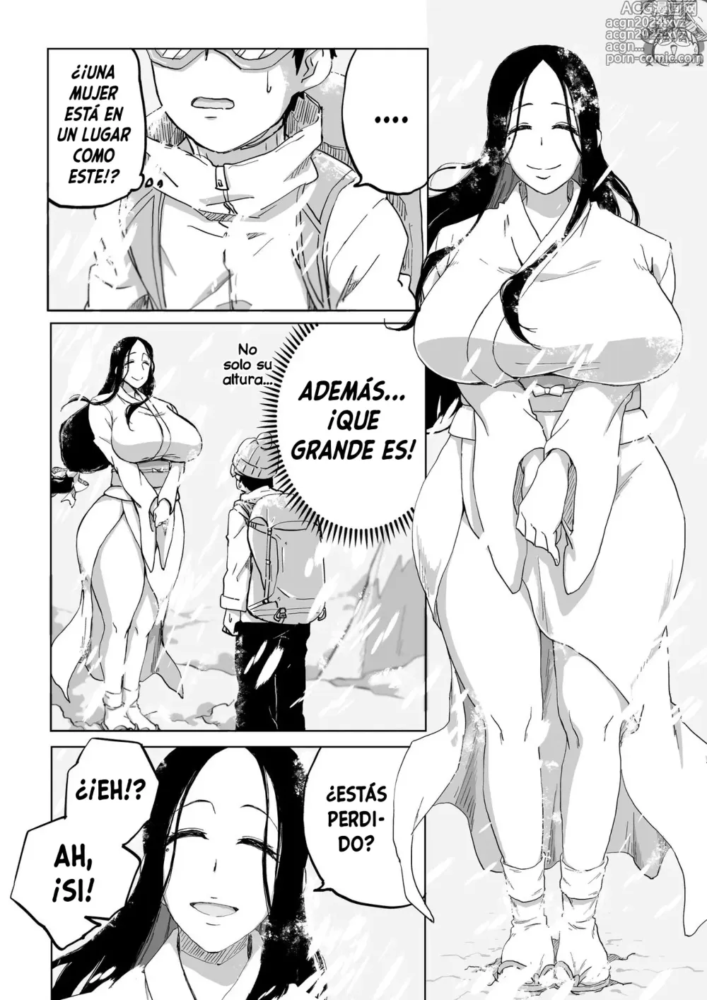 Page 4 of doujinshi Zetsumetsu Sunzen Yukionna