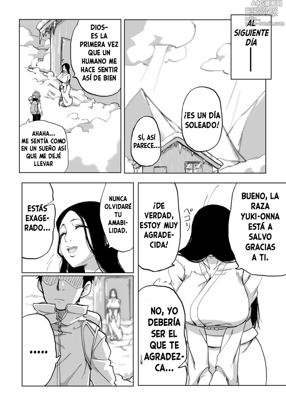 Page 33 of doujinshi Zetsumetsu Sunzen Yukionna