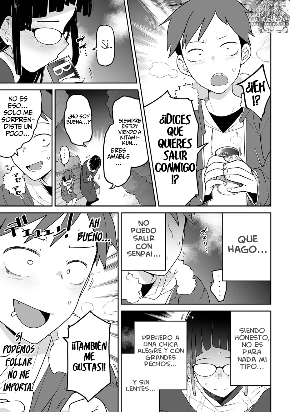 Page 3 of manga Kitami-kun y Senpai