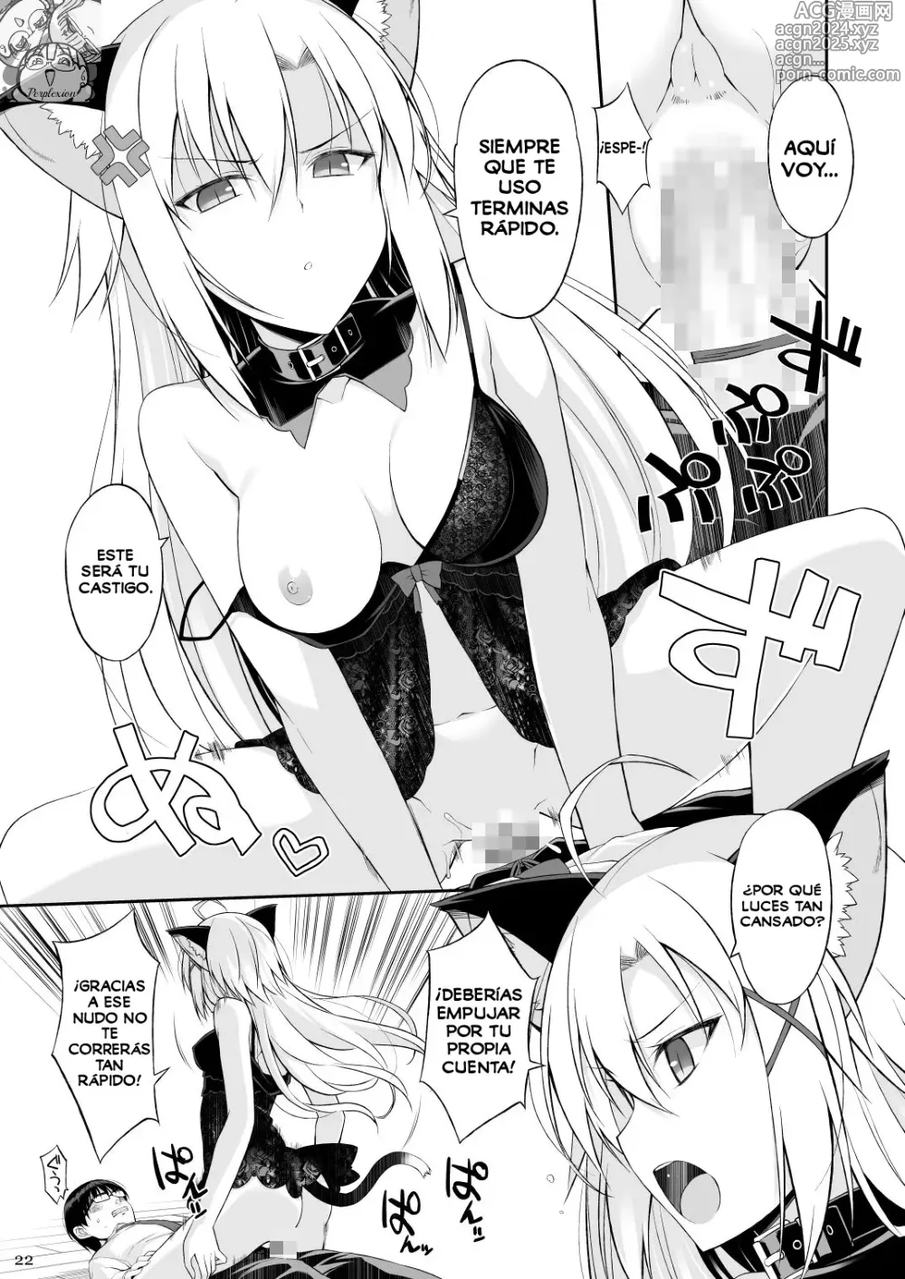 Page 21 of doujinshi Una Gata y su Sirviente II