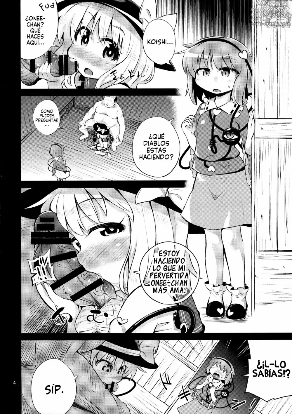 Page 3 of doujinshi Komeiji Shimai wa Hentai Maso Hole